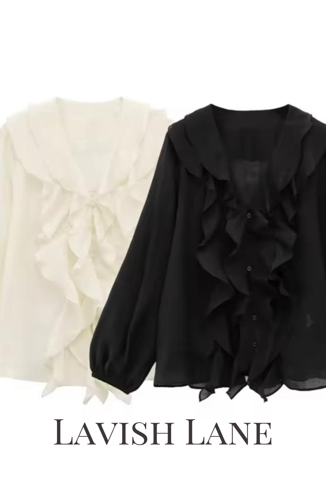 Vienna Ruffle Blouse - Lavish Lane