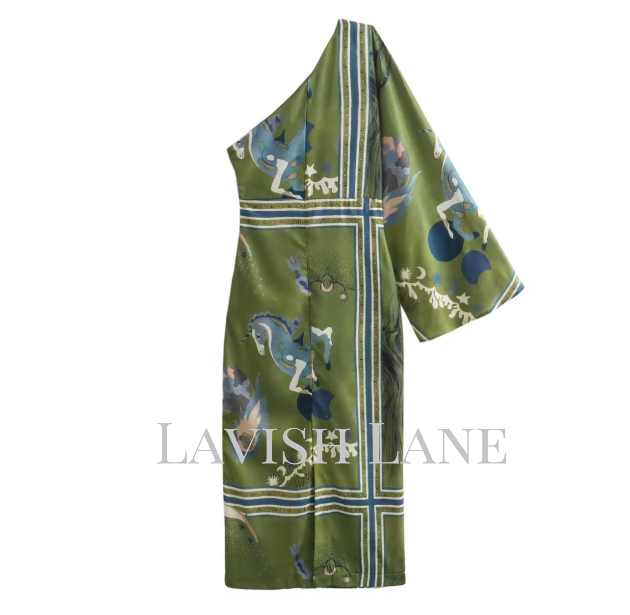 One-Sleeve Wonder Dress - Lavish Lane