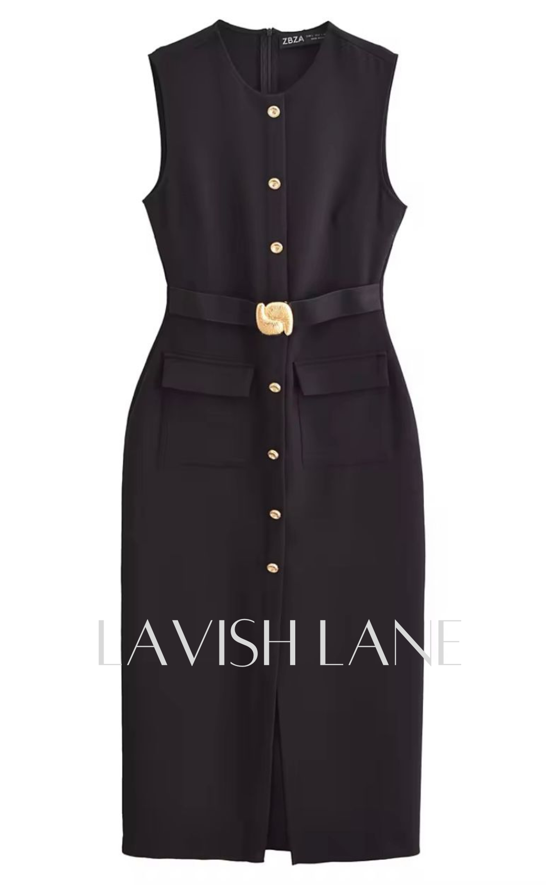 Boss Mode Midi Dress - Lavish Lane