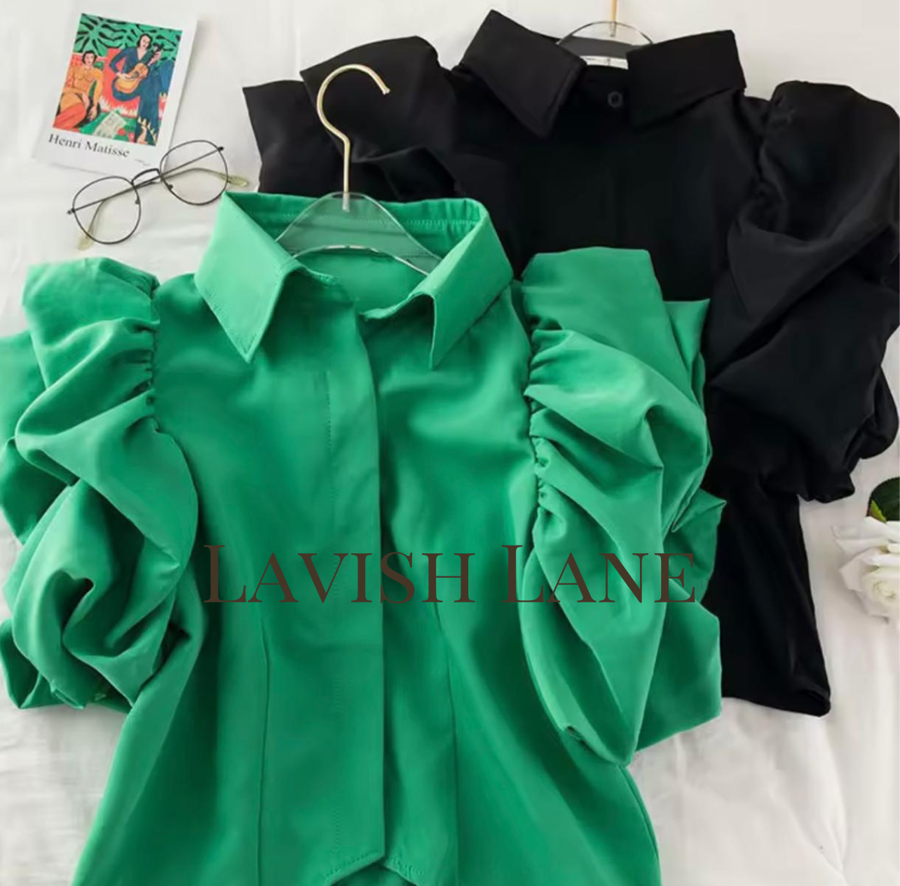Drama Sleeve Shirt - Lavish Lane