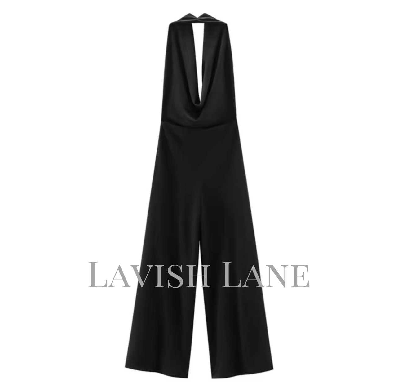 Sleek Drape Pant Jumpsuit - Lavish Lane