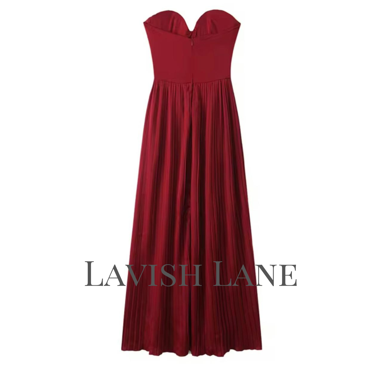 Siren Red Gown - Lavish Lane