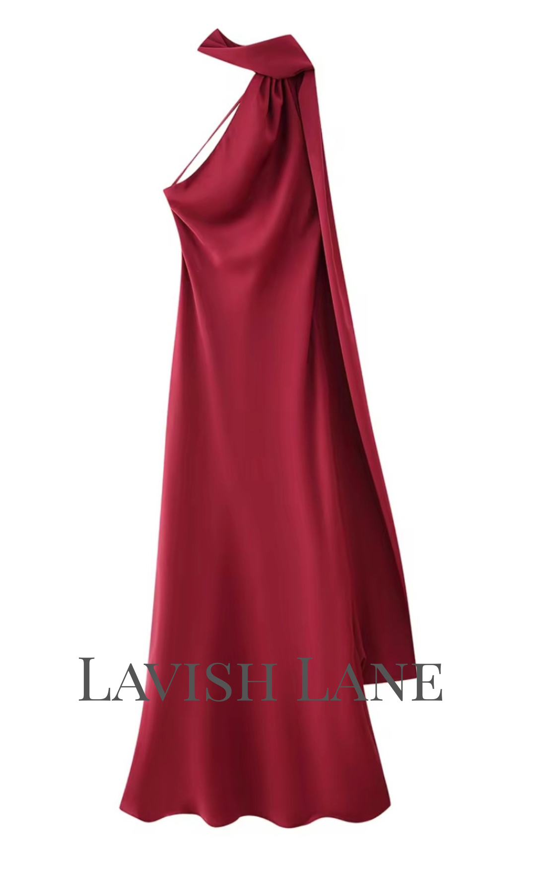 Aura Satin Dress - Lavish Lane