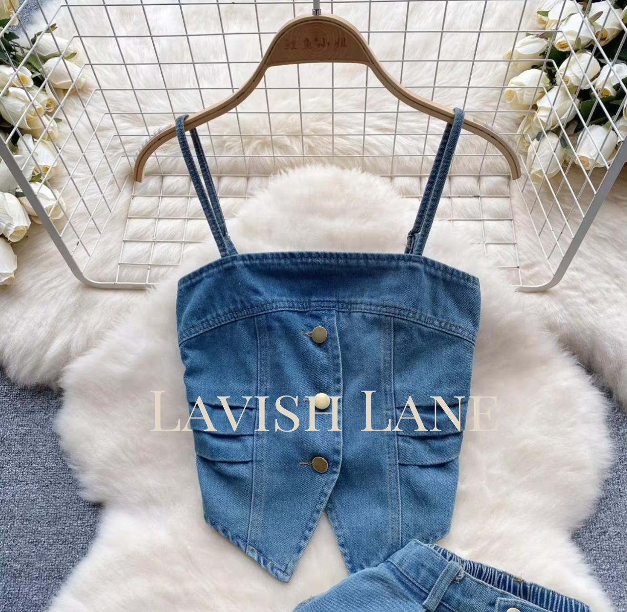 Iyana Denim Co-ord Set - Lavish Lane