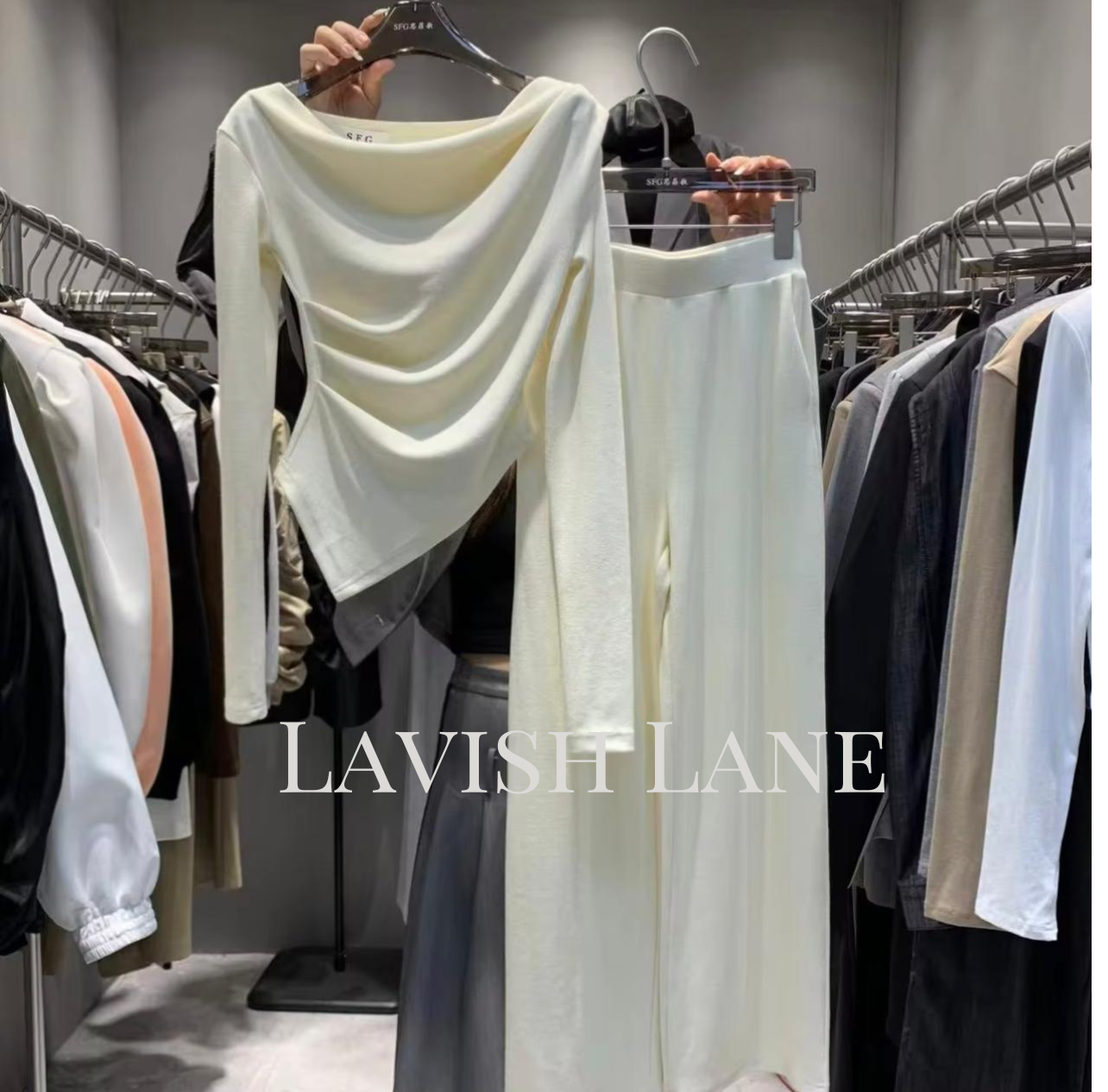 Draped Dusk Set - Lavish Lane