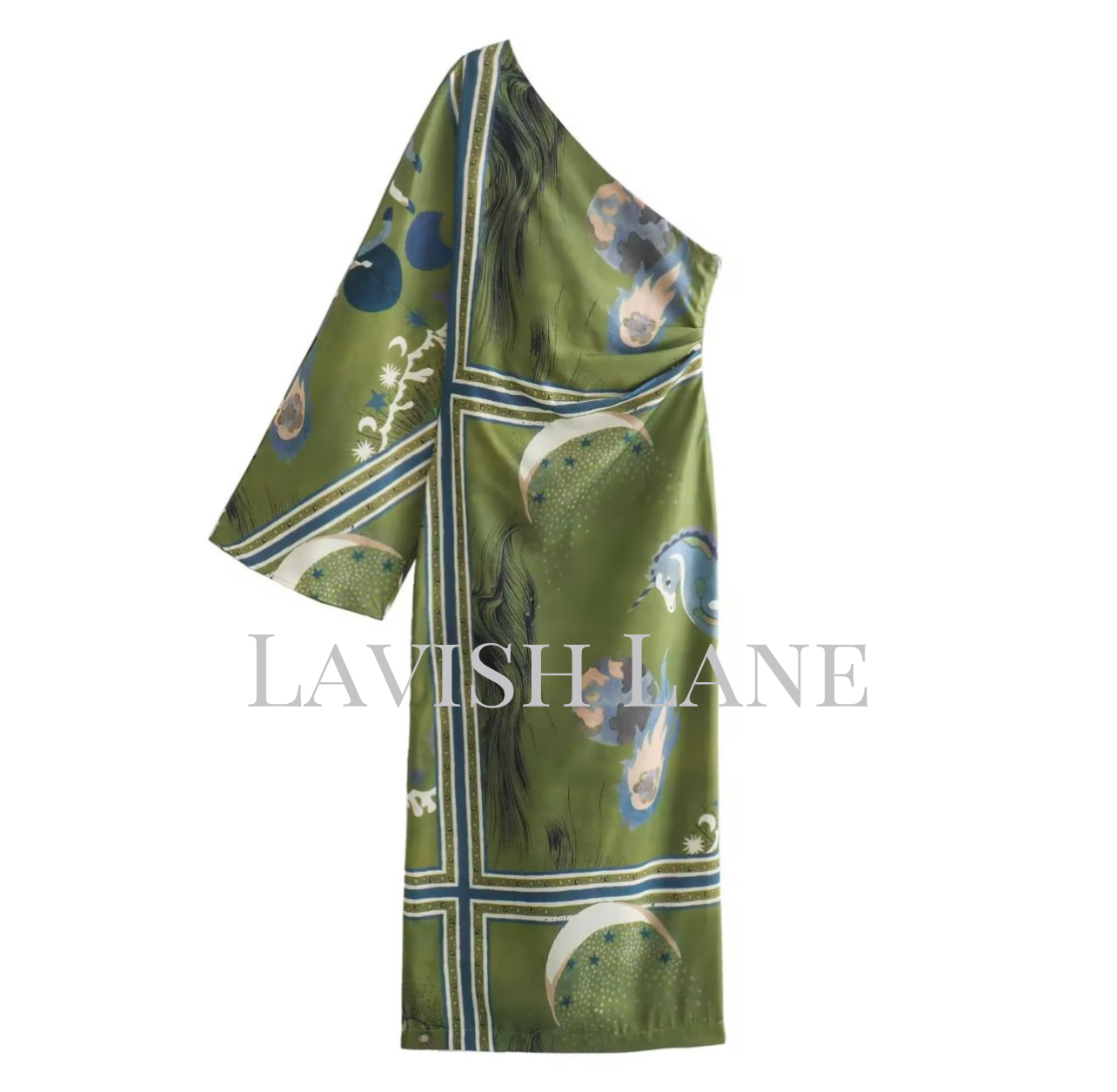 One-Sleeve Wonder Dress - Lavish Lane
