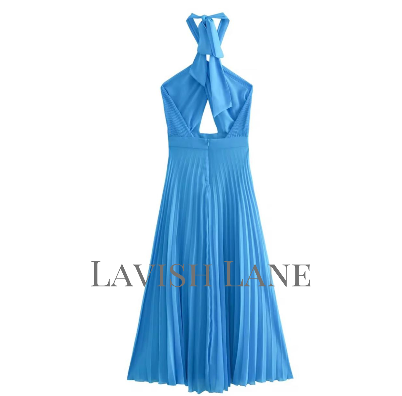 Riviera Halter Dress - Lavish Lane