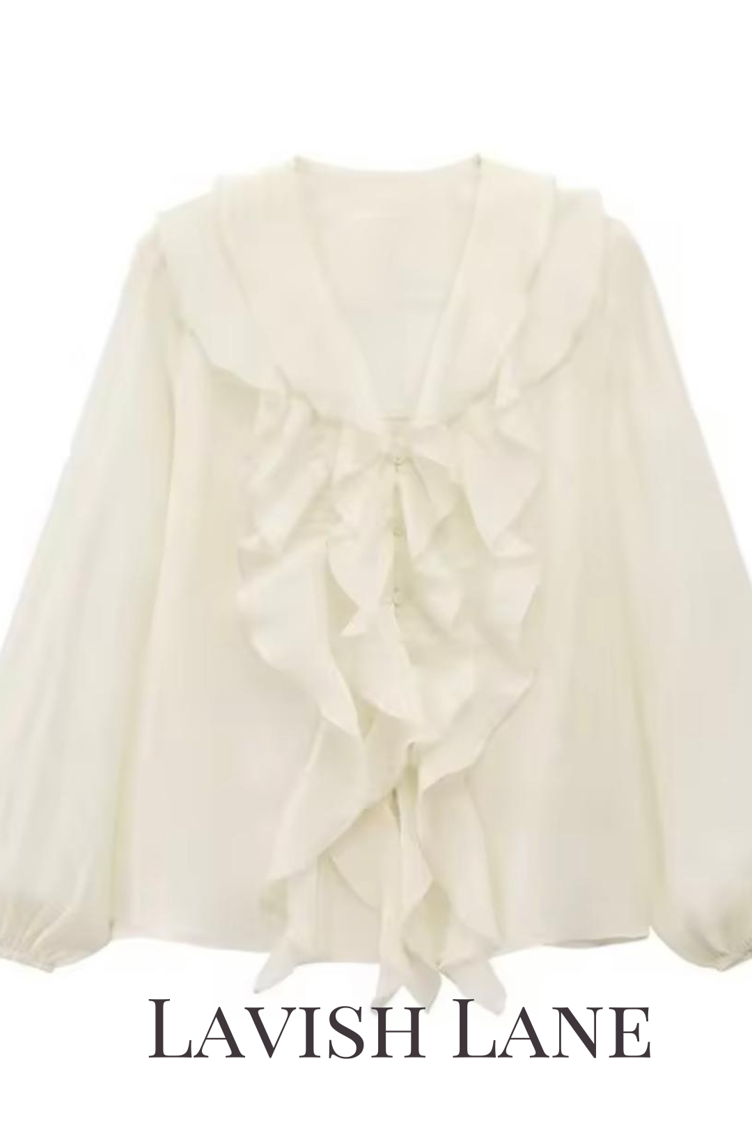Vienna Ruffle Blouse - Lavish Lane