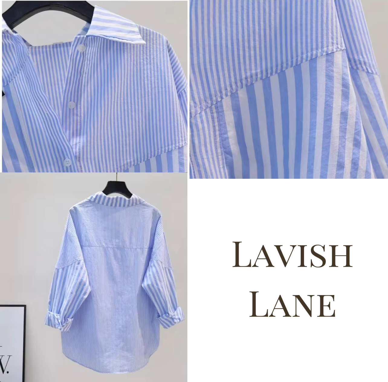 Rhythmic Stripe Shirt - Lavish Lane