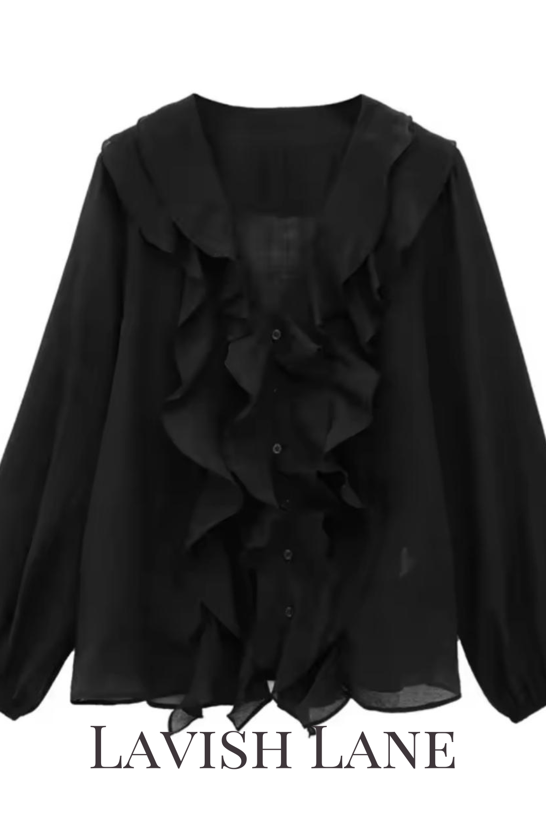 Vienna Ruffle Blouse - Lavish Lane