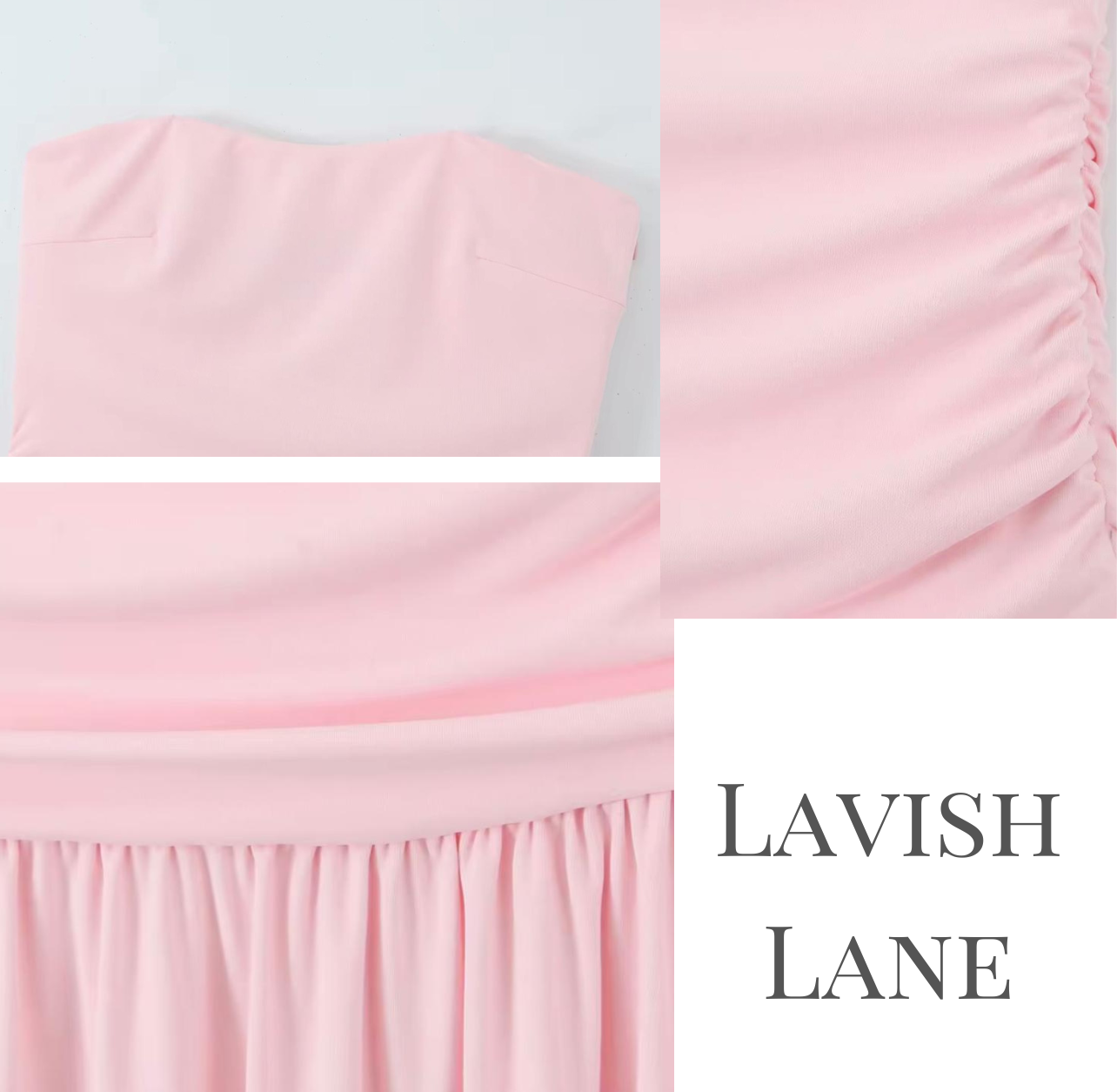 Petal Soft Column Dress - Lavish Lane