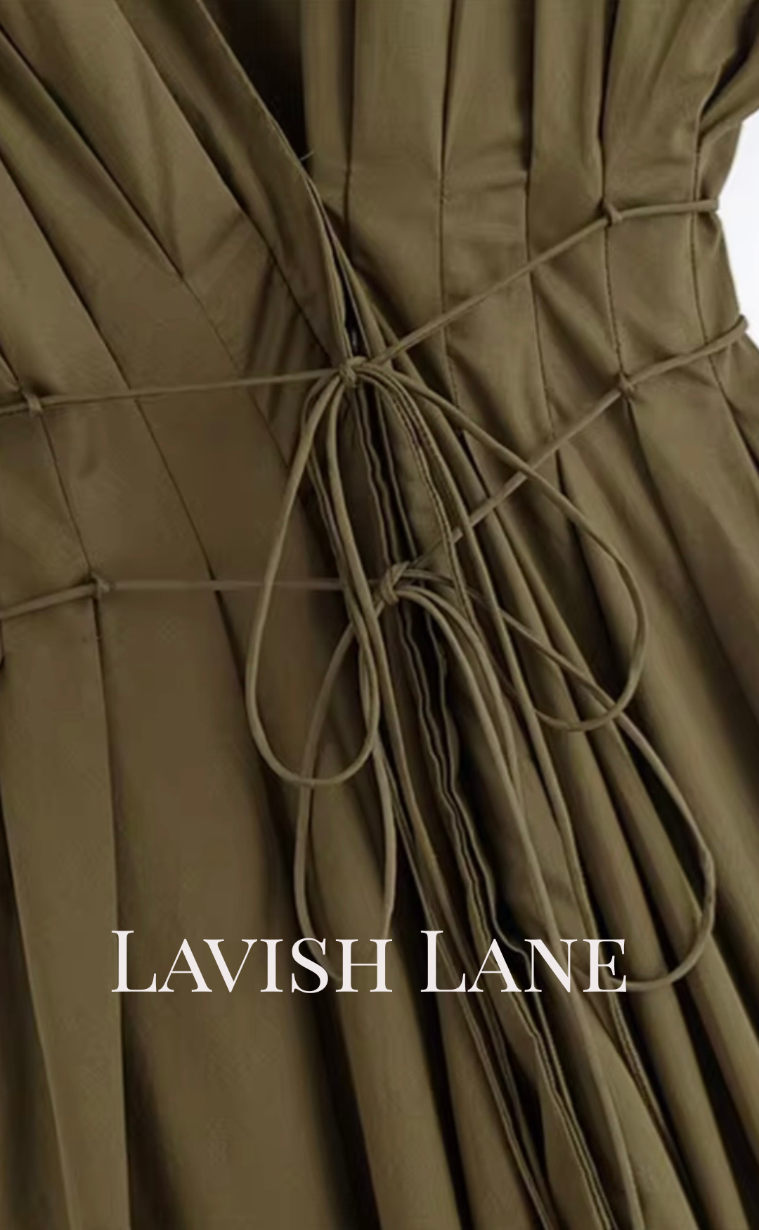 The Olive Bloom Dress - Lavish Lane