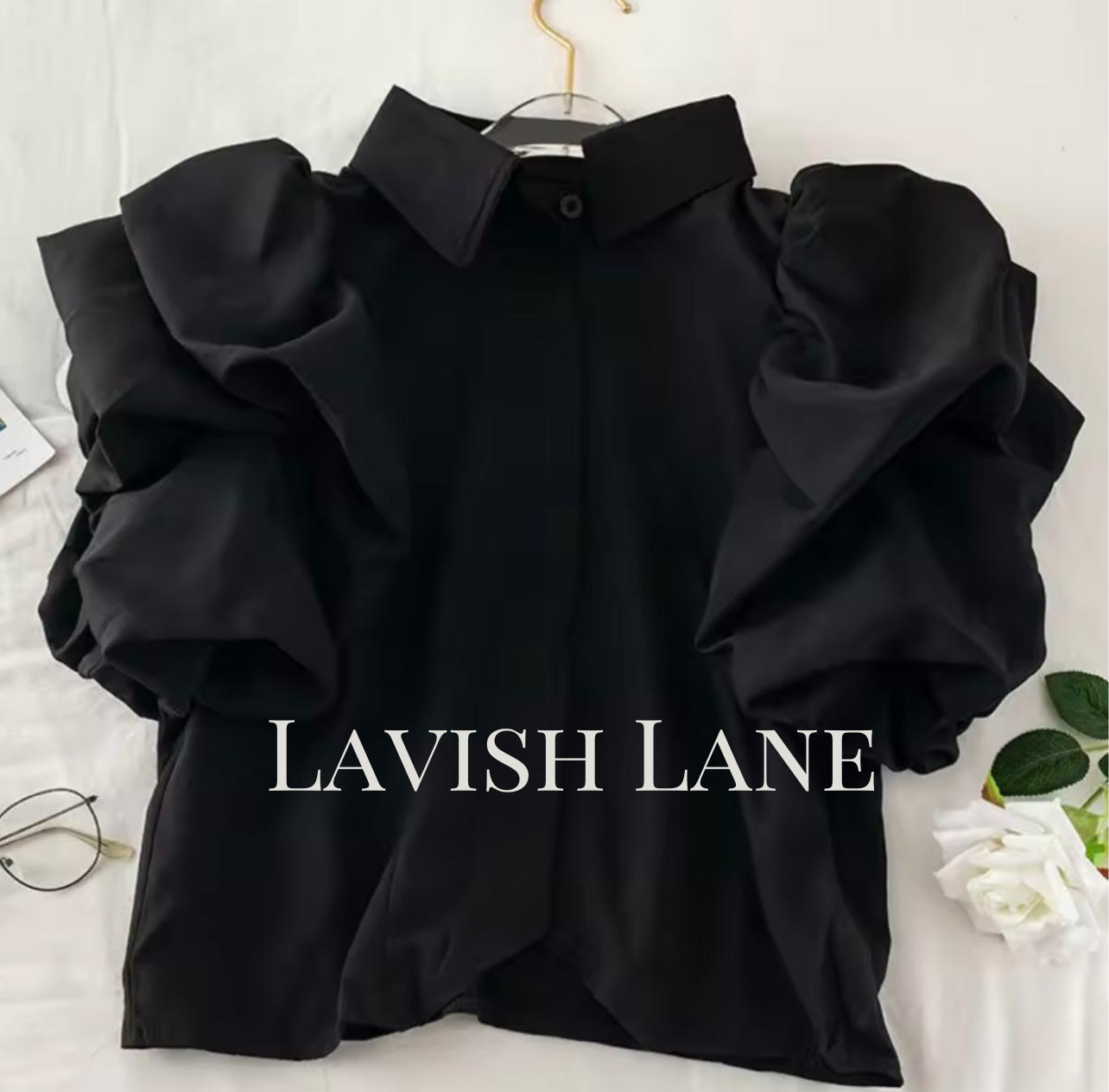 Drama Sleeve Shirt - Lavish Lane