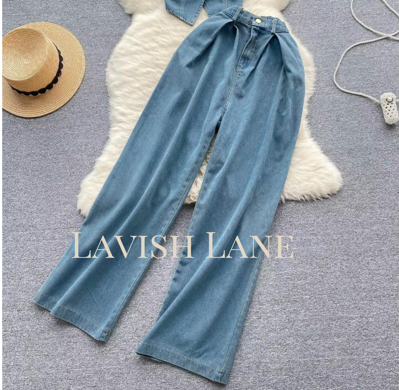 Iyana Denim Co-ord Set - Lavish Lane