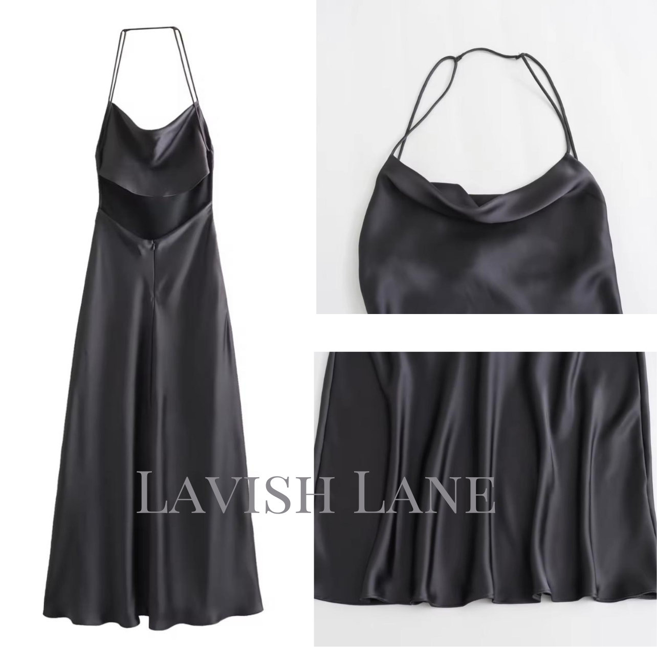 Spaghetti Strap Slip Dress - Lavish Lane