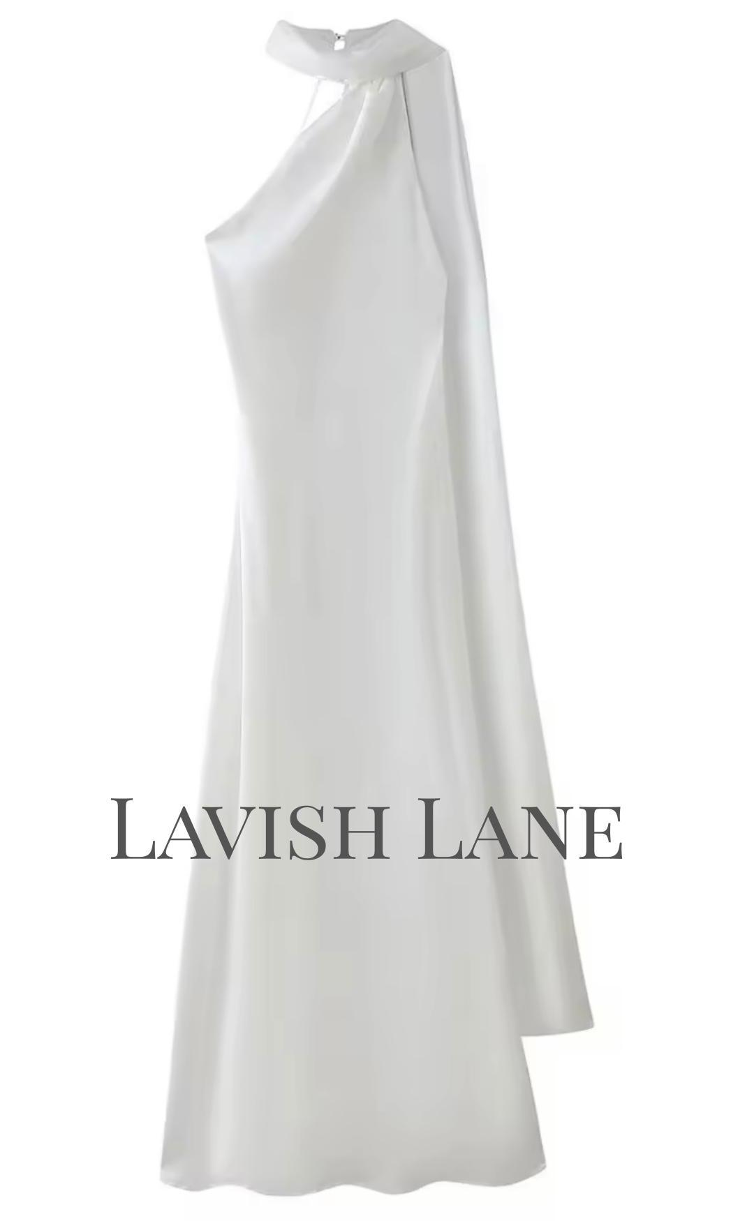 Aura Satin Dress - Lavish Lane