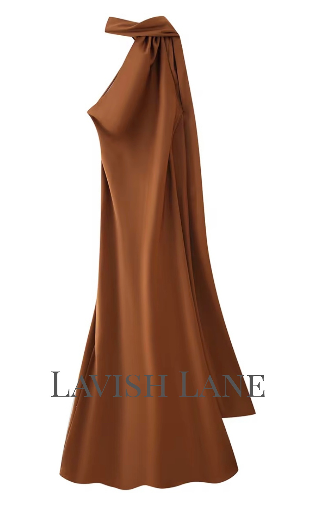 Aura Satin Dress - Lavish Lane