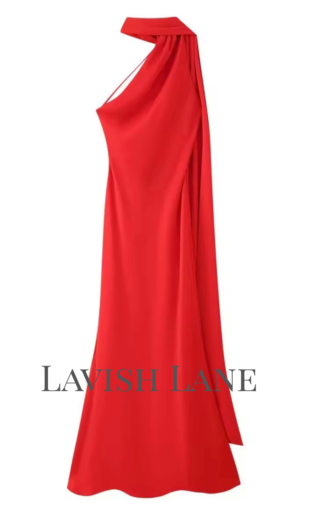 Aura Satin Dress - Lavish Lane