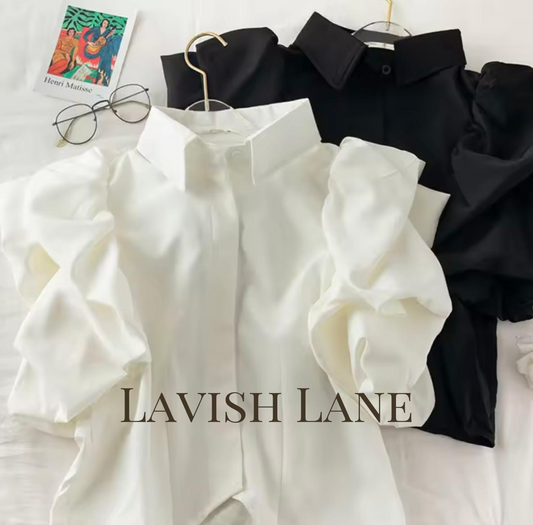 Drama Sleeve Shirt - Lavish Lane