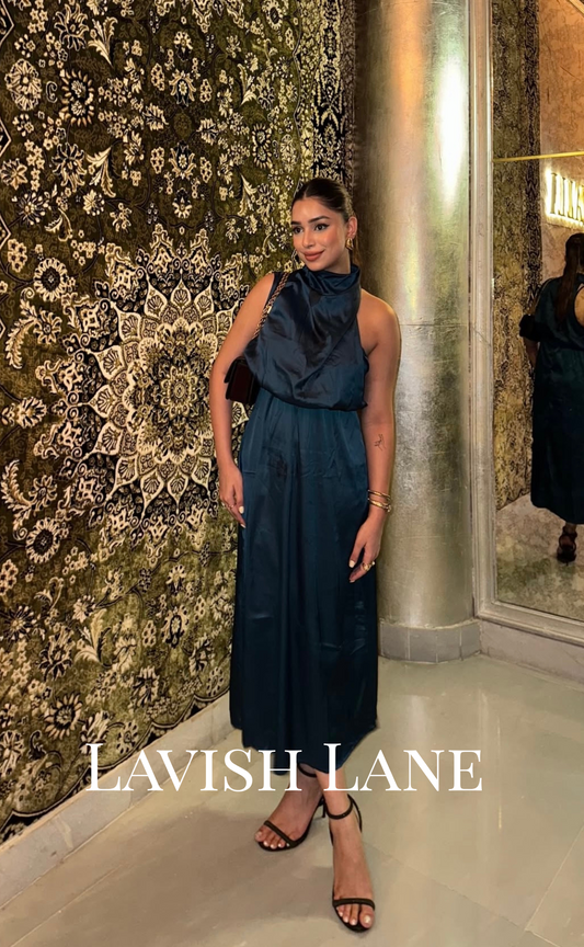 Teal Temptation Dress - Lavish Lane