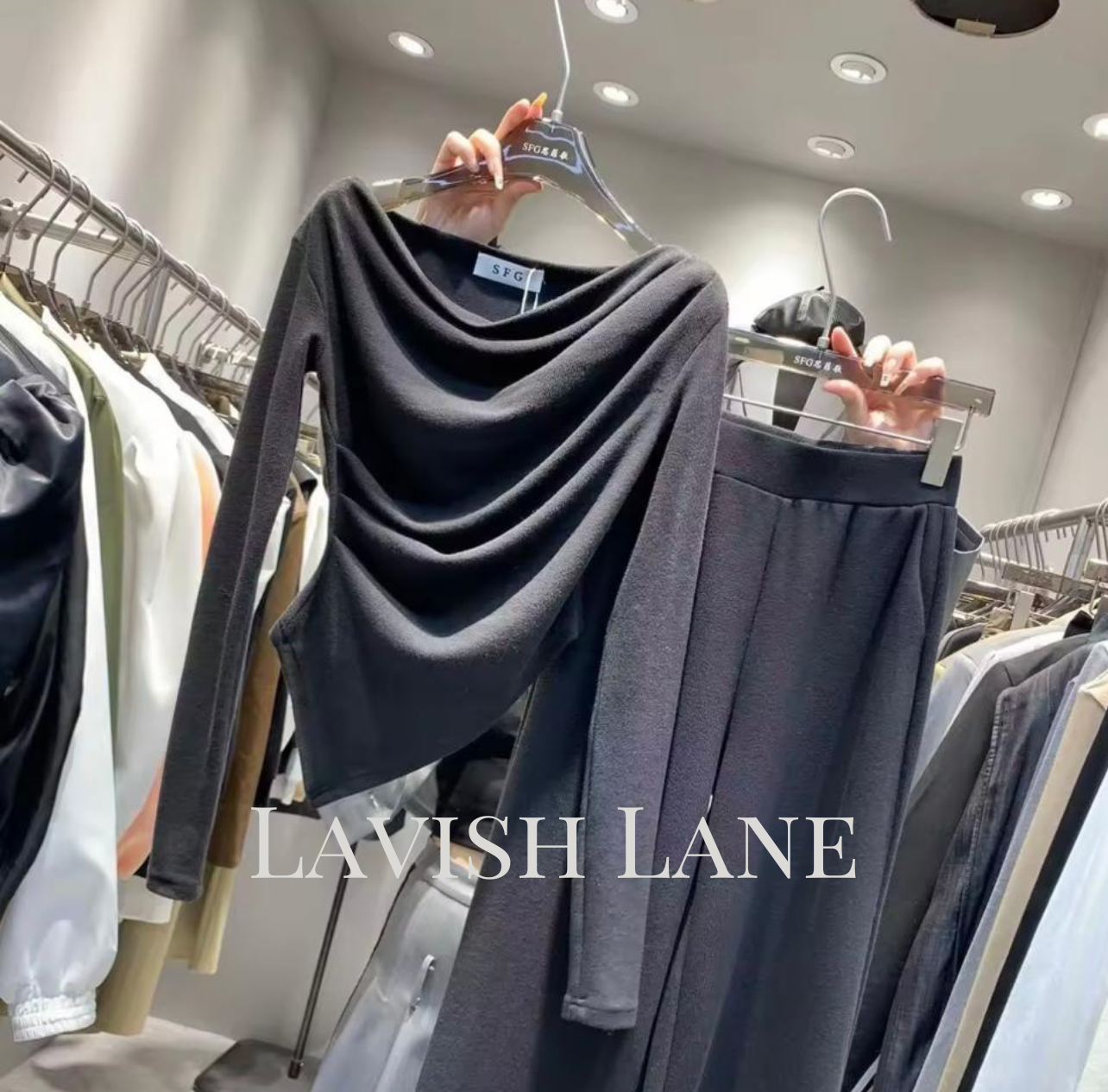 Draped Dusk Set - Lavish Lane