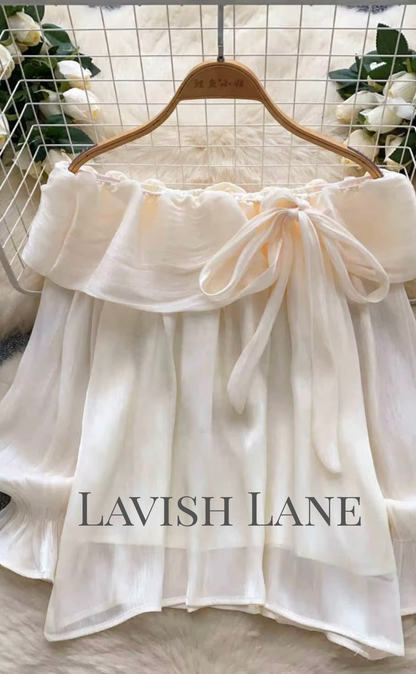 Cloud Kissed Charm Top - Lavish Lane