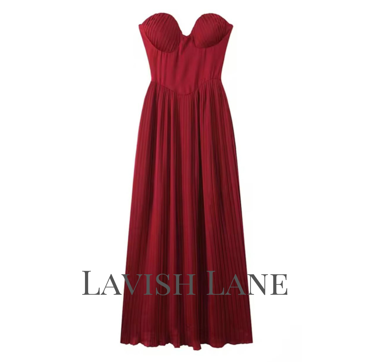 Siren Red Gown - Lavish Lane