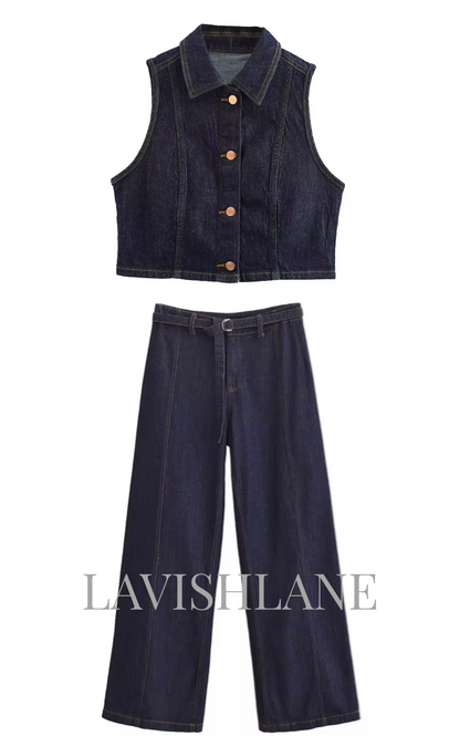 Eclipse Denim Set - Lavish Lane