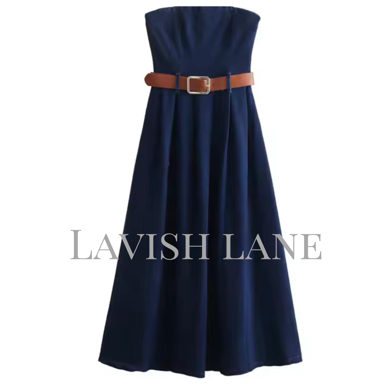 Matsel Denim Dress - Lavish Lane