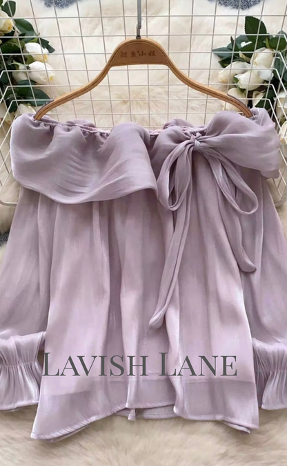 Cloud Kissed Charm Top - Lavish Lane