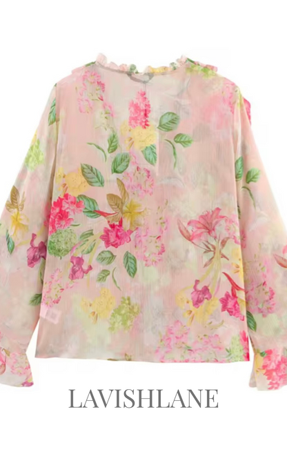 Petal Ruffle top - Lavish Lane