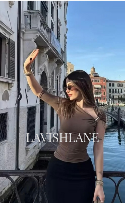 Offbeat Grace Top - Lavish Lane