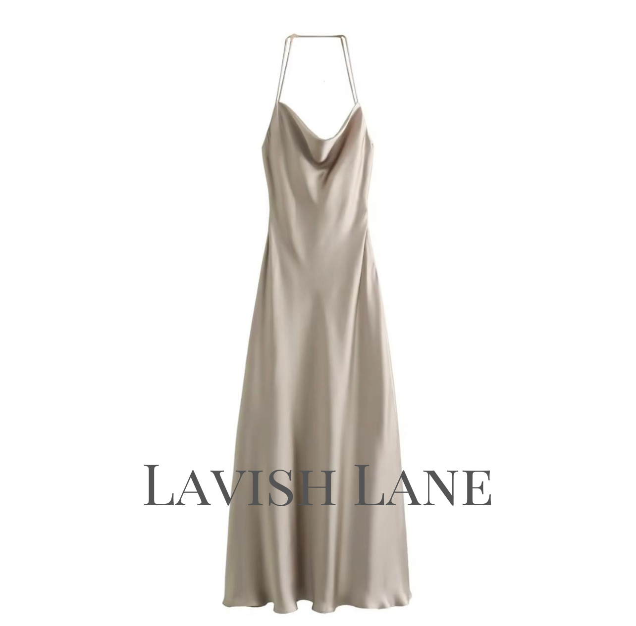 Spaghetti Strap Slip Dress - Lavish Lane