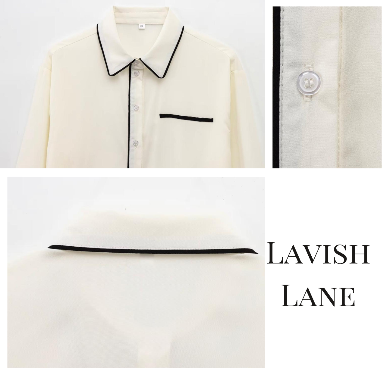 Ink & Ivory Shirt - Lavish Lane