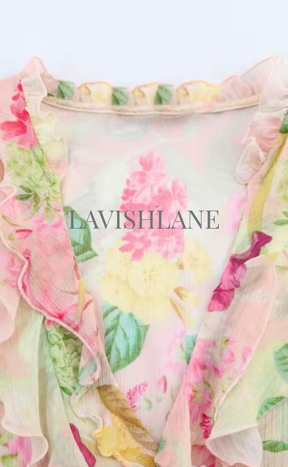 Petal Ruffle top - Lavish Lane