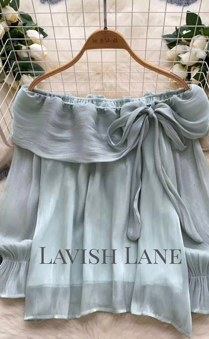 Cloud Kissed Charm Top - Lavish Lane