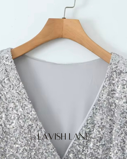 Silver Stardust Wrap - Lavish Lane