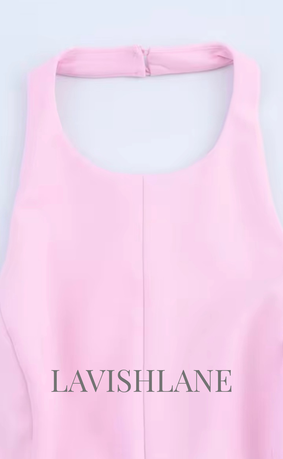 Halter Luxe Peplum Top