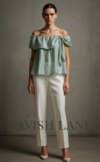 Cloud Kissed Charm Top - Lavish Lane