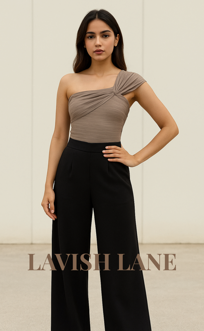 The Helia One-Shoulder - Lavish Lane