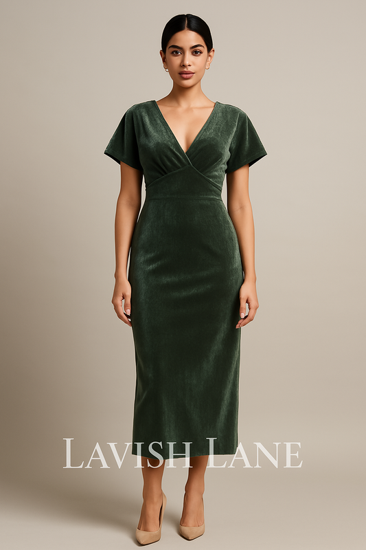 Renny Luxe Velvet Dress - Lavish Lane