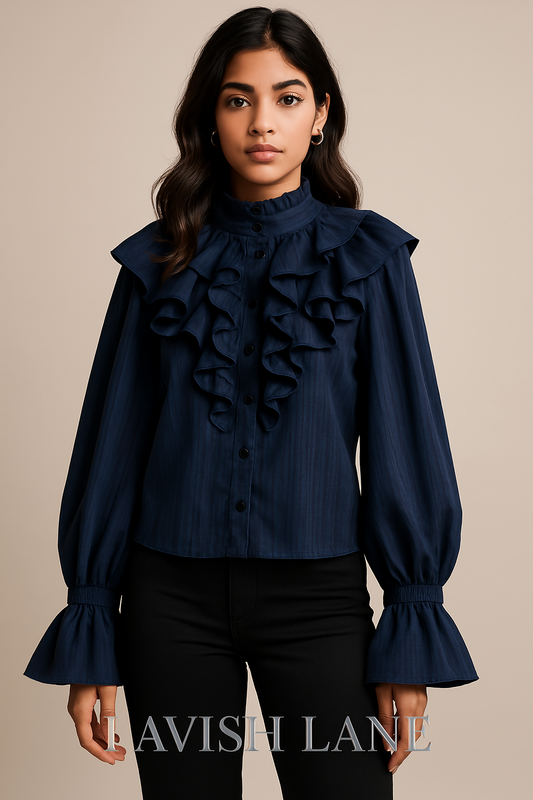 Heirloom Ruffle Blouse - Lavish Lane